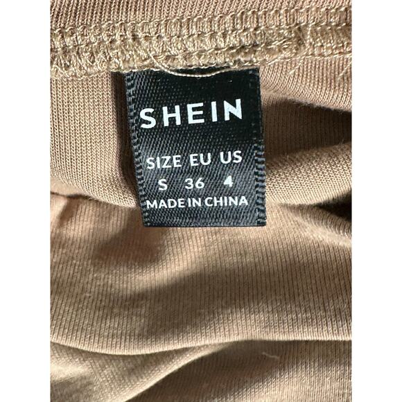 Shein beige long sleeves t shirt top size Small - Picture 3 of 13